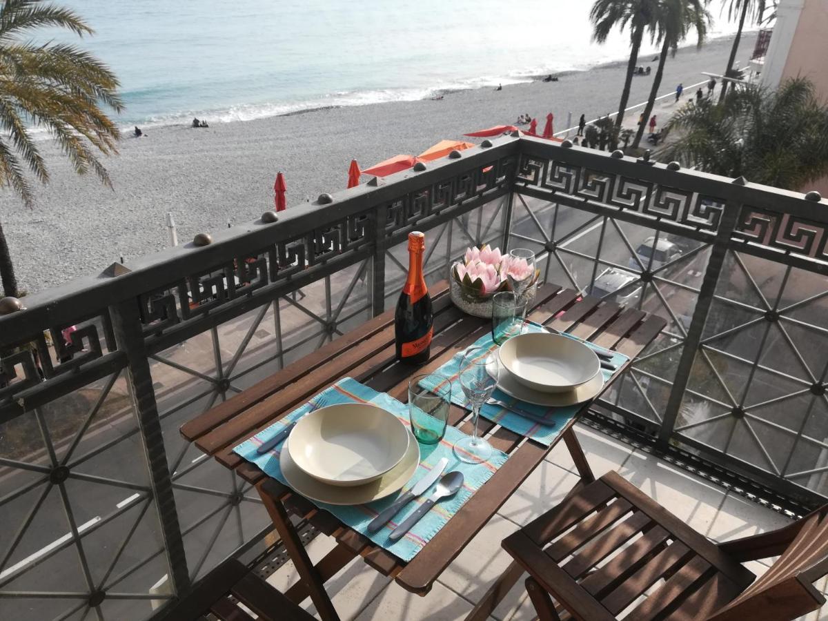 Villa Azzurra Menton Apt Luxe, Front Mer, 4Th Floor Of 5, Wifi, Tvsat, Climate Exterior foto