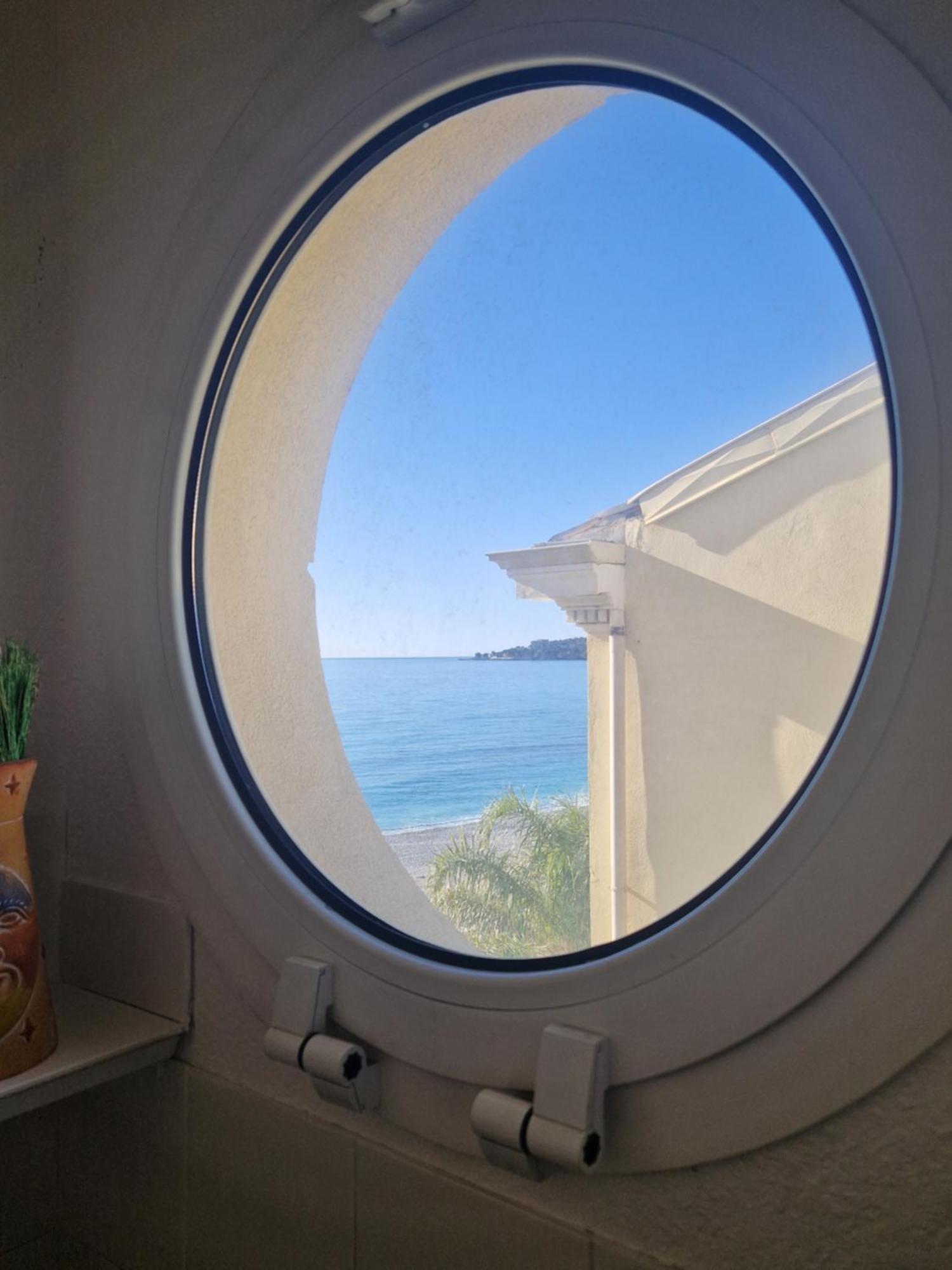 Villa Azzurra Menton Apt Luxe, Front Mer, 4Th Floor Of 5, Wifi, Tvsat, Climate Exterior foto